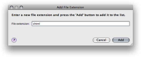 Add file extension