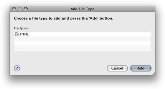 Add file type