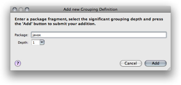 Add new Grouping Definition