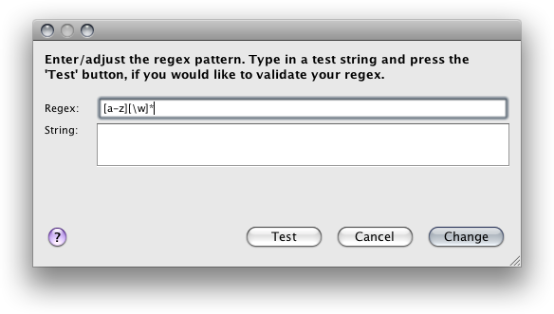 Change Naming Pattern