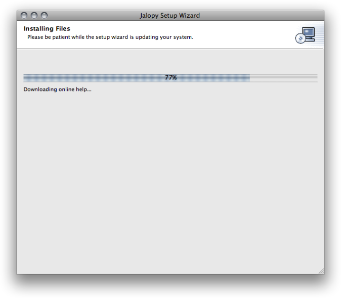 Progress Screen